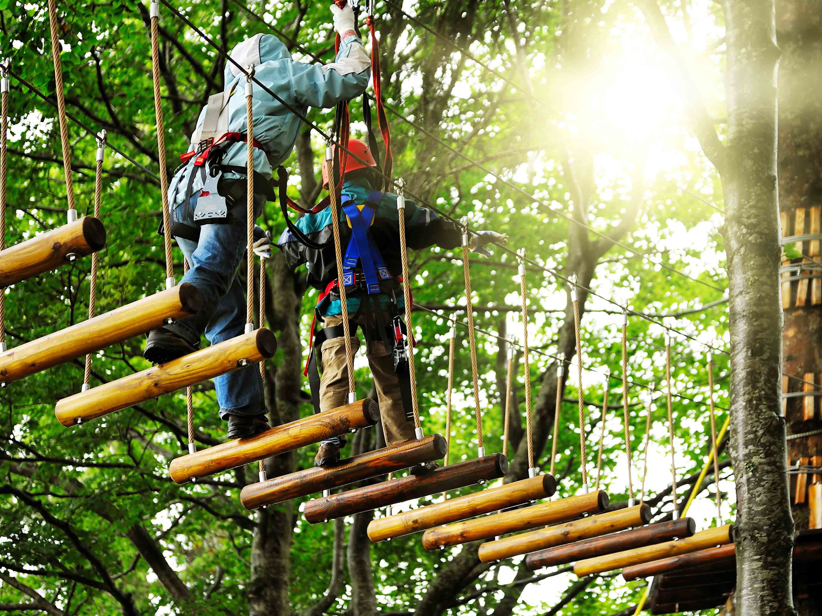 high-ropes-course-hen-party-in-palma