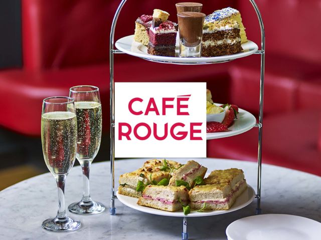 Café Rouge - Afternoon Tea with Bottomless Prosecco