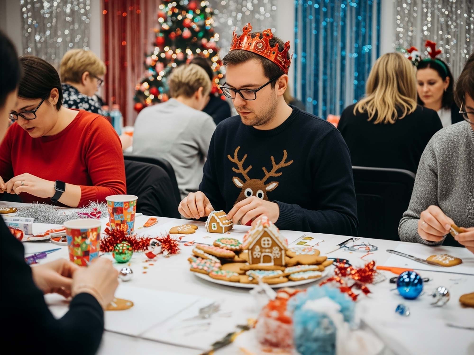 Gingerbread House Making Team Challenge
