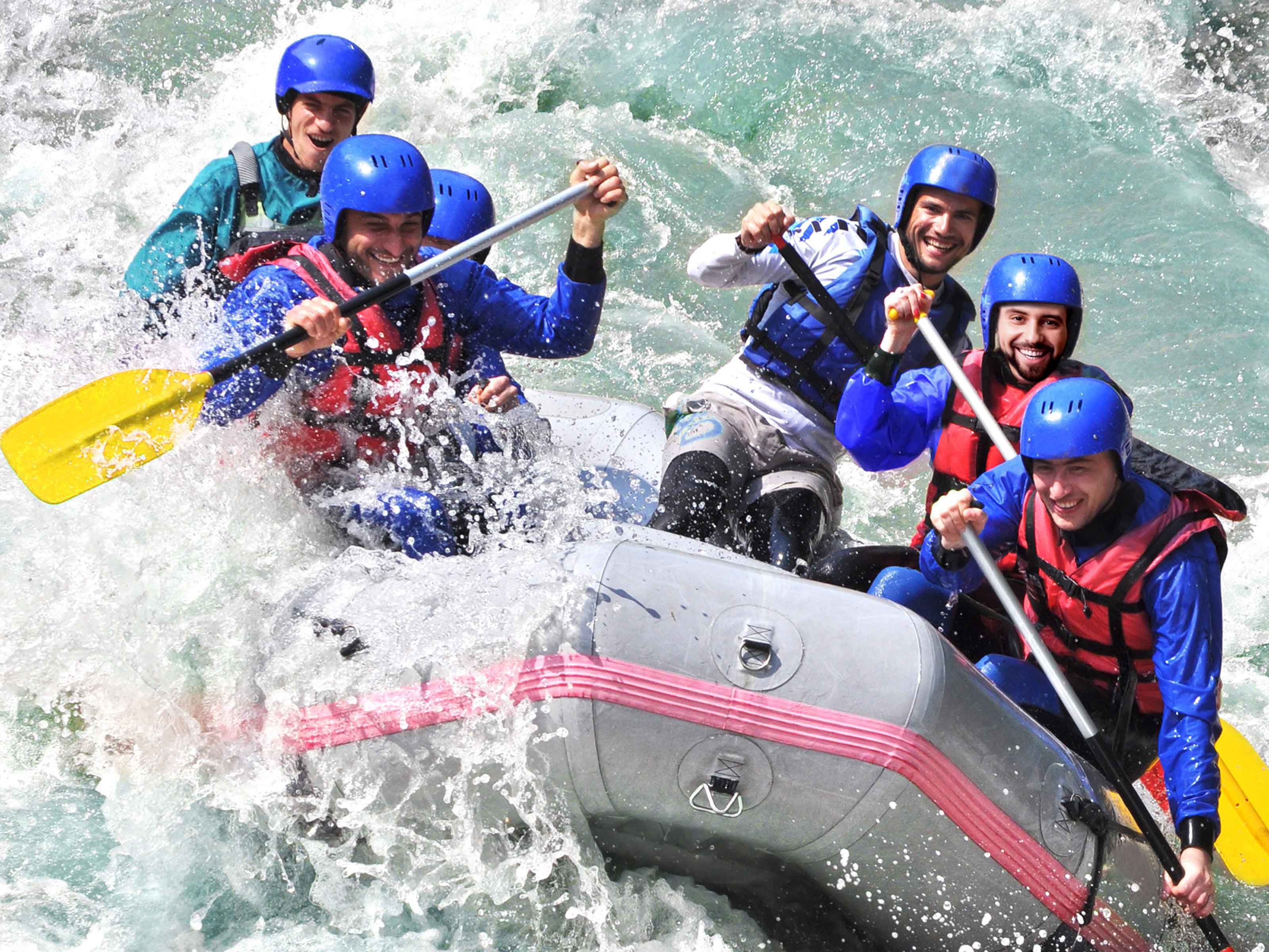 Raft Building Stag Do in Swansea