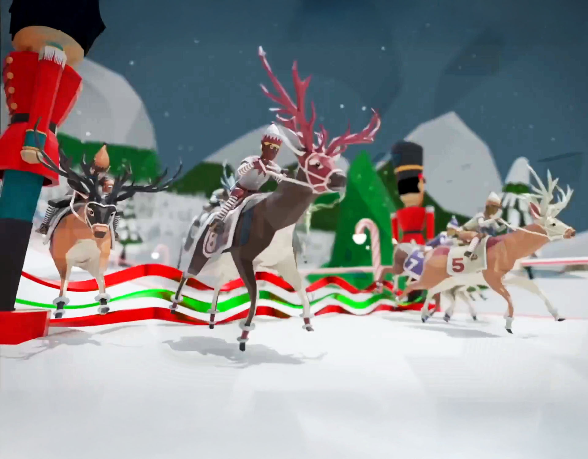 Virtual Reindeer Games for Christmas team socials online