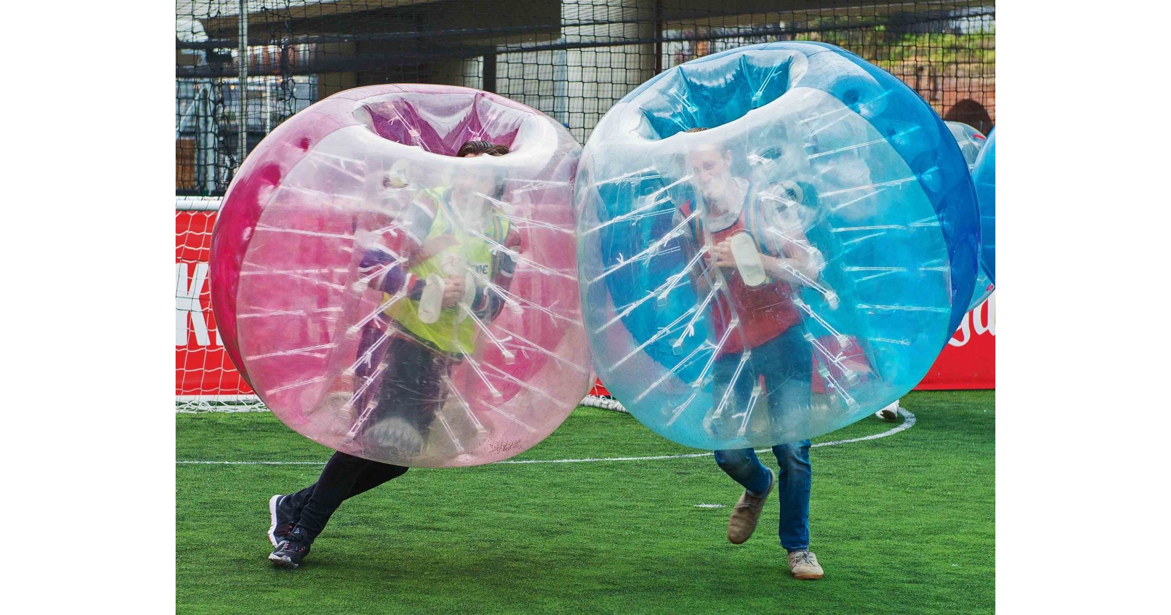 Christmas Party Ideas, Football Zorbing