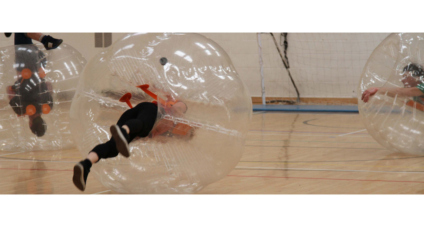 Christmas Party Ideas, Football Zorbing